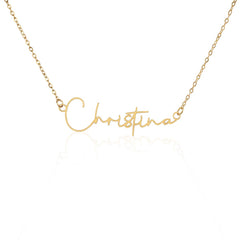 Signature-Style Name Necklace